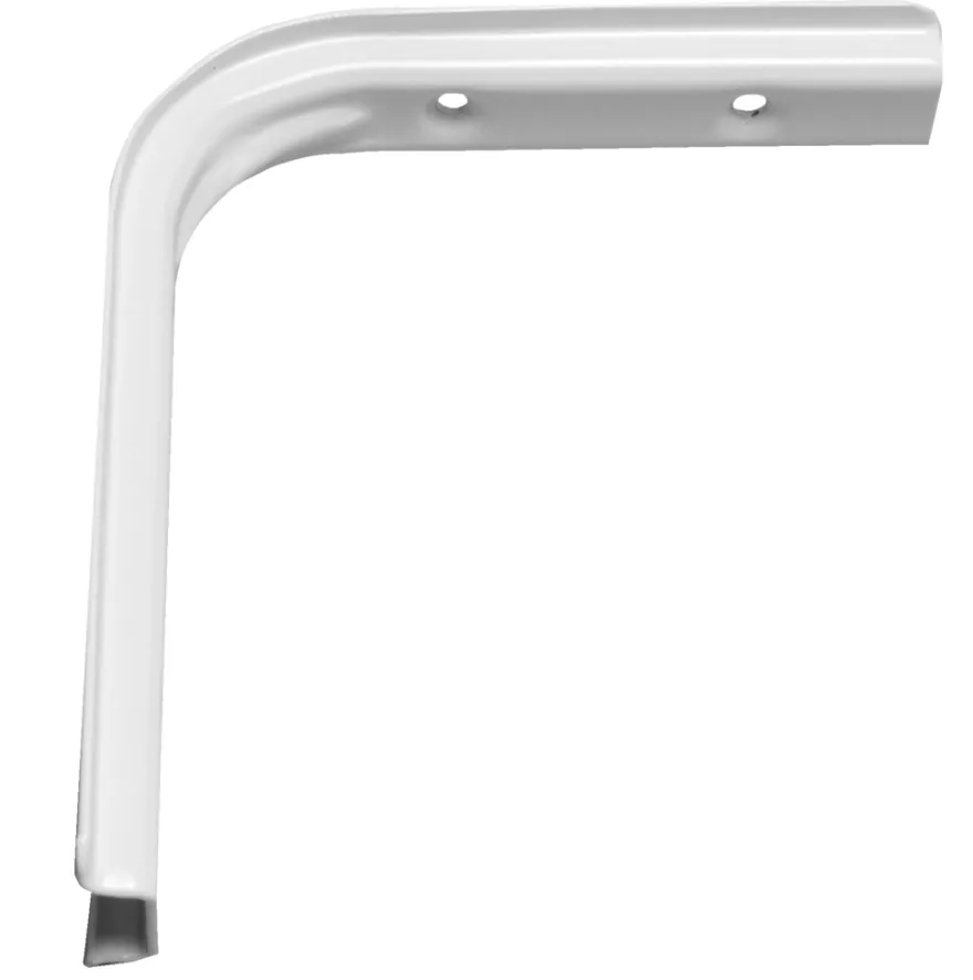 Hylleknekt U-profil 125 x 150 mm hvit