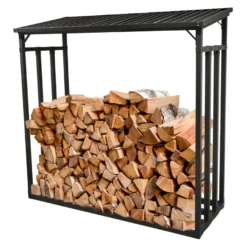 Ignite Nordic vedstabler m/blikktak 185 x 70 x 185 cm