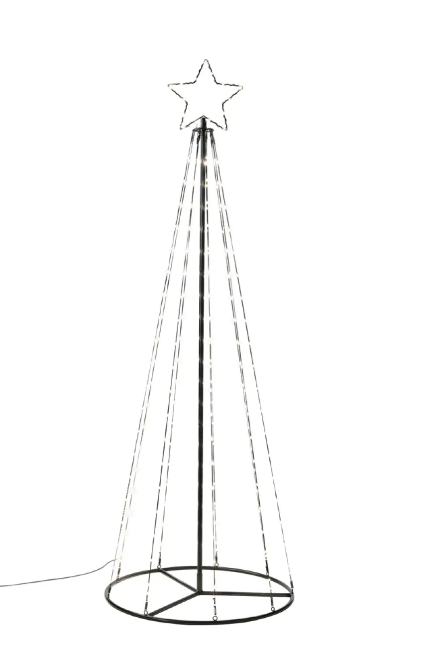 Juletre Flex m/stjerne 192 LED H180 cm