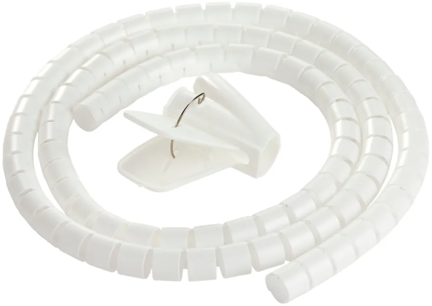 Kabelskjuler hvit Ø20 mm x 1,5 meter - PRIZE