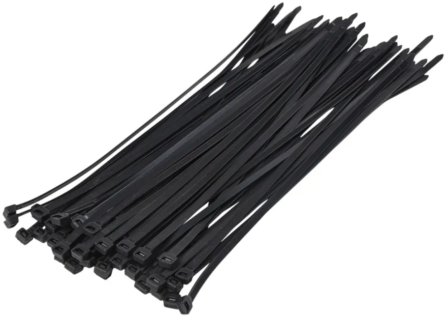 Kabelstrips 400 mm svart 50 stk.