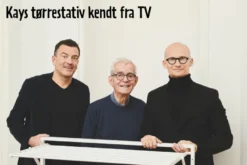 KAY vegghengt tørkestativ 100 x 61 x 68 cm - svart