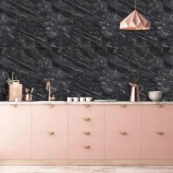 Kitchenline Kjøkkenplate Marmor Black 610 x 610 mm