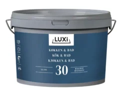 Kjøkken & Bad 30 veggmaling hvit 2,25 liter - Luxi