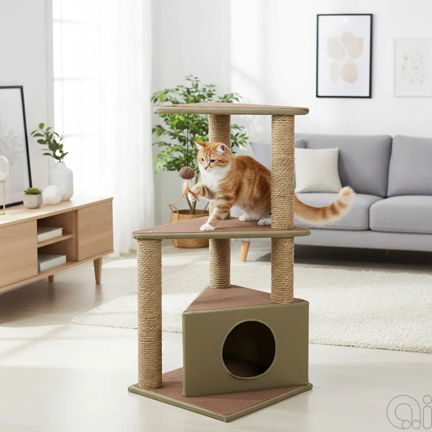 Klorestativ 40 x 40 x 82 cm - PetZone