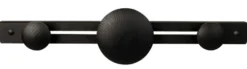 Knagg Ø45 mm svartmalt eik