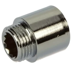 Kranforlenger 1/2" x 20 mm krom
