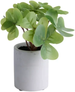 Kunstig plante kløver H18 cm