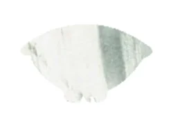 Kvartstafflist plast hvit – 19 x 19 x 3000 mm