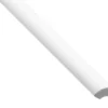 Kvartstafflist plast hvit – 10 x 10 x 3000 mm