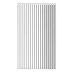 Lamellgardin hvit 150 x 250 cm