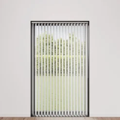 Lamellgardin hvit 150 x 250 cm