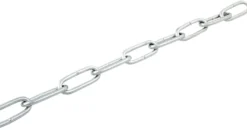Langlenket kjetting 4 mm x 5 meter