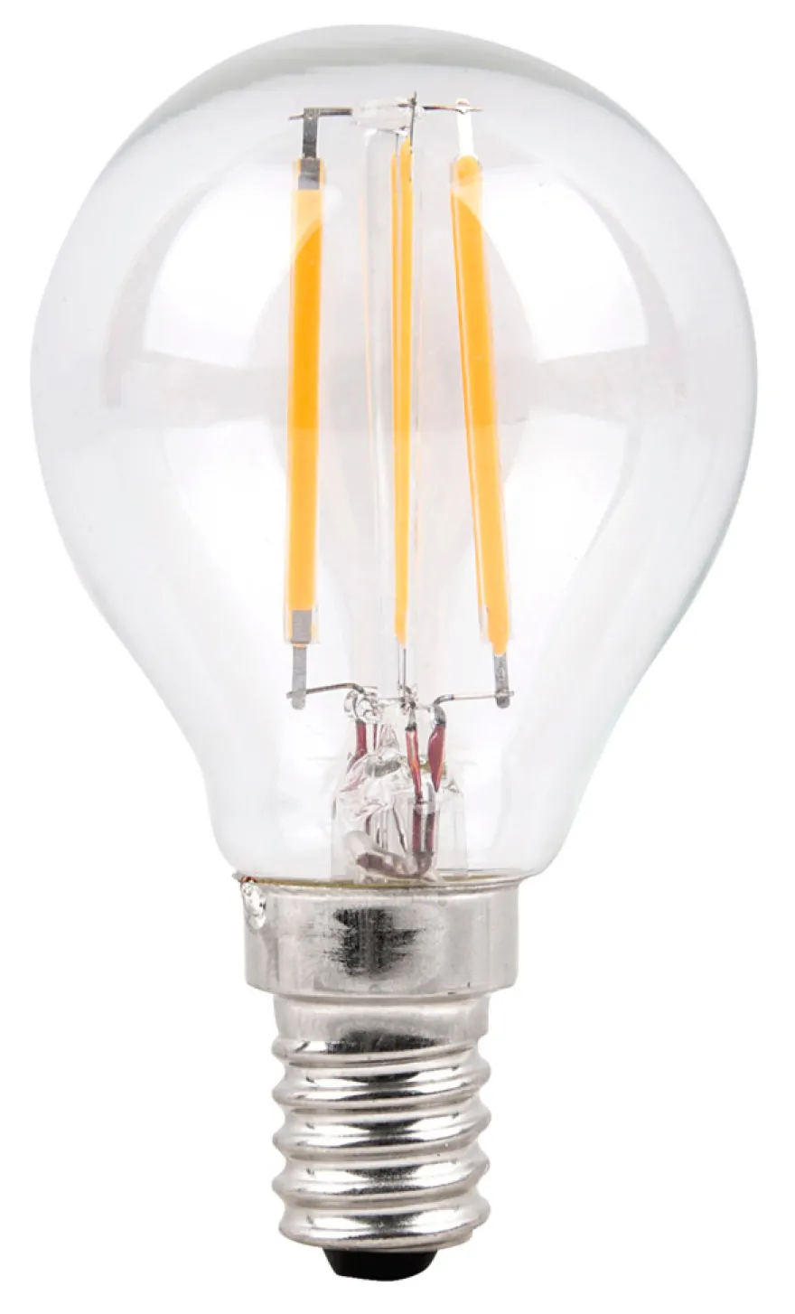 LED-dråpepære 2,9 W E14 - 2 pk.