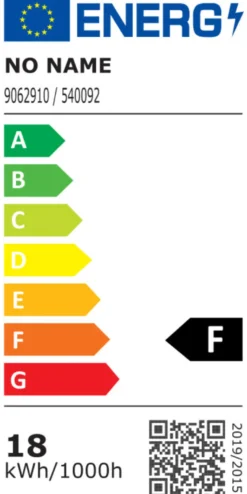 LED-grunnarmatur 18 W L: 122,5 cm
