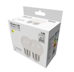 LED-kronepærer 3,6 W E27 - 2-pk.