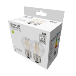 LED-kronepærer 2,9 W E27 - 2-pk.