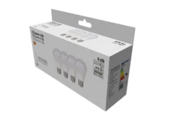 LED-pære E27 standard 4,9 W E27 4-pk.