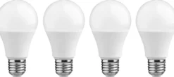 LED-pære E27 standard 4,9 W E27 4-pk.
