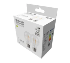 LED-pærer standard 2,9 W E27 - 2-pk.