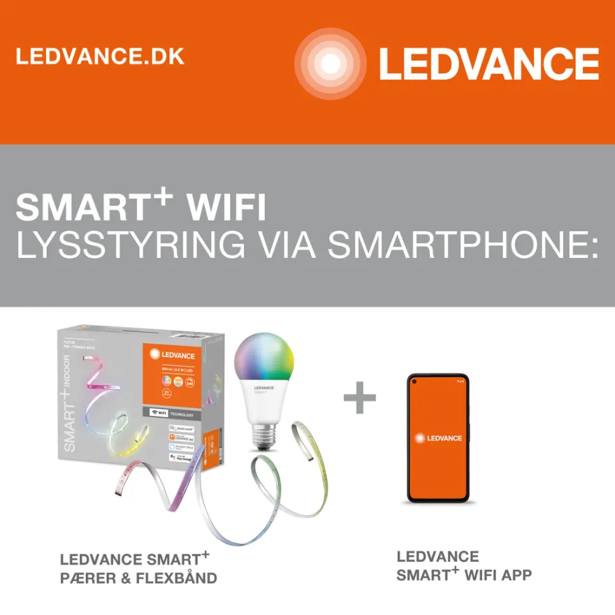 LEDVANCE SMART+ spotpære PAR16 farge GU10 5 W