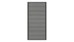 Levegg svart grunnet 90 x 180 cm