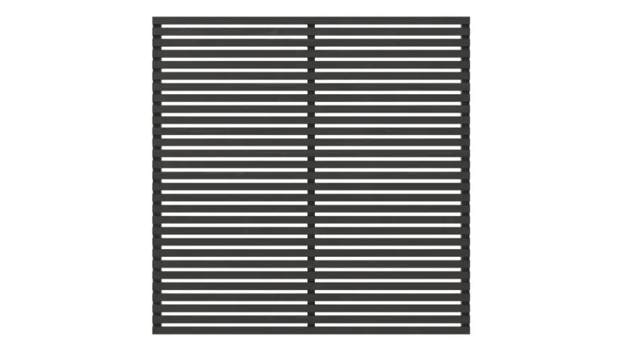 Levegg svart grunnet 180 x 180 cm