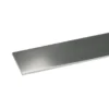 Listprofil flat sølv - 2 x 25 mm x 2 meter