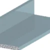 Listprofil sølv - 10 x 15 mm x 2 meter