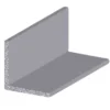 Listprofil vinkel aluminium - 15 x 15 mm x 2 meter