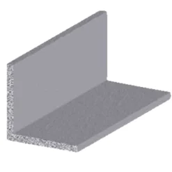 Listprofil vinkel aluminium - 15 x 15 mm x 2 meter