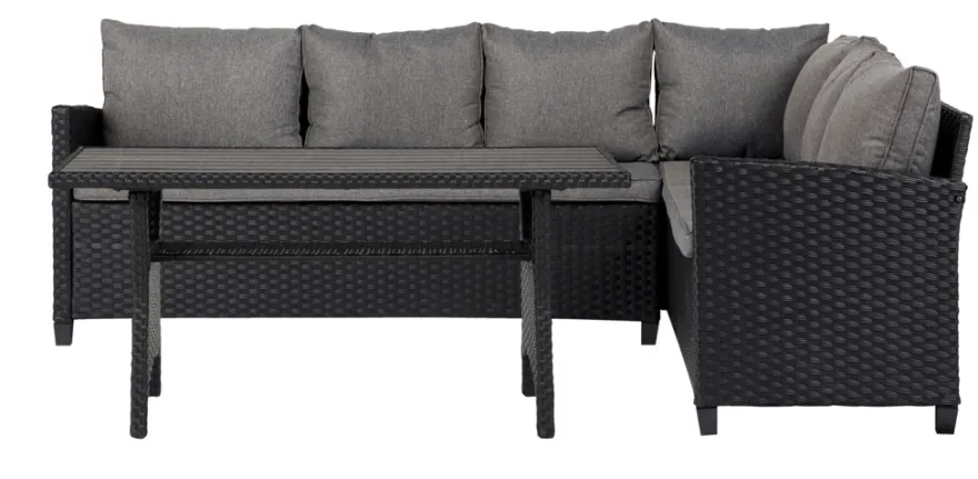Loungesett 3 deler vendbart