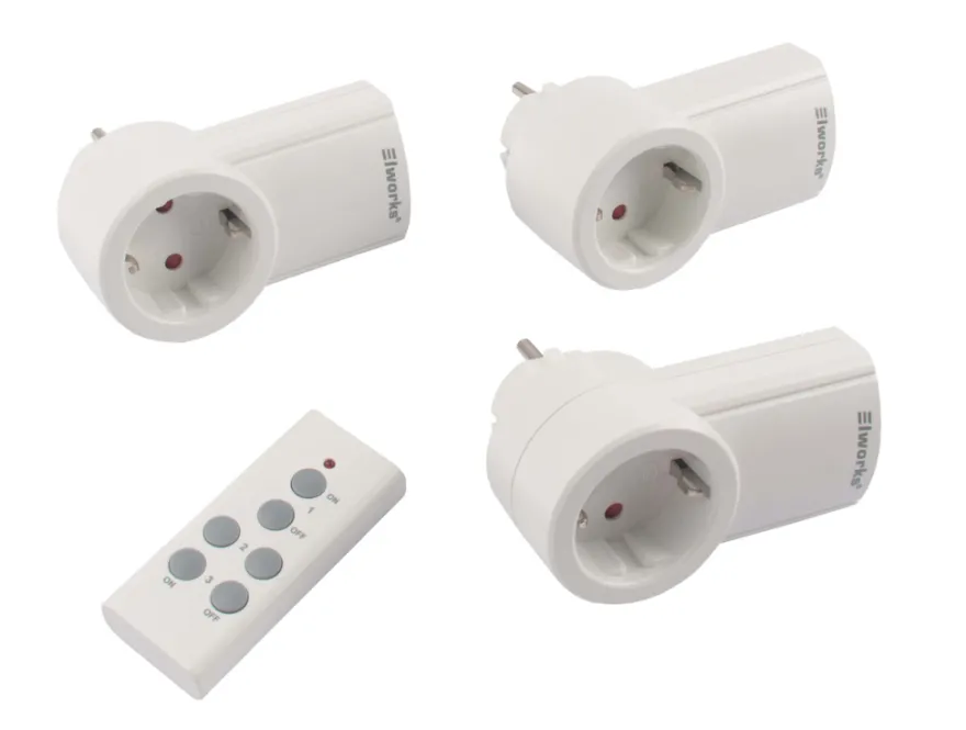 Lysbrytersett trådløst 3-pk
