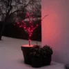 Lysslynge 100 LED-pærer rød 9,9 meter