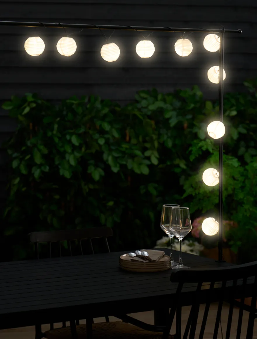 Lysslynge med 10 LED-pærer - Garden®