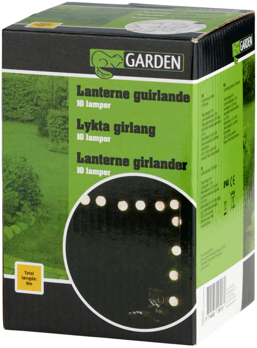 Lysslynge med 10 LED-pærer - Garden®