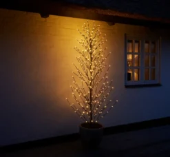 Lystre med 400 LED-pærer H200 cm