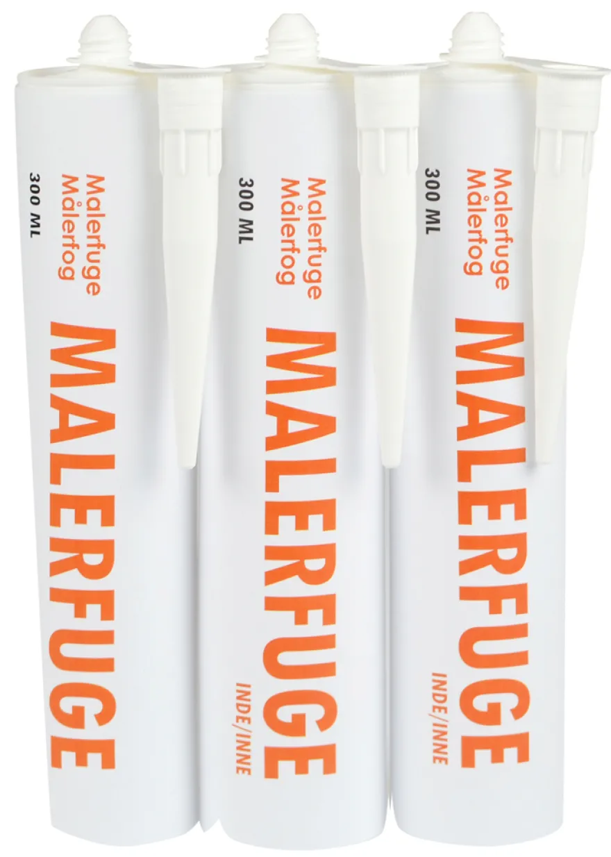 Malefuge hvit 3 x 300 ml
