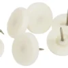 Møbelknotter Ø30 mm hvit plast 8 stk.