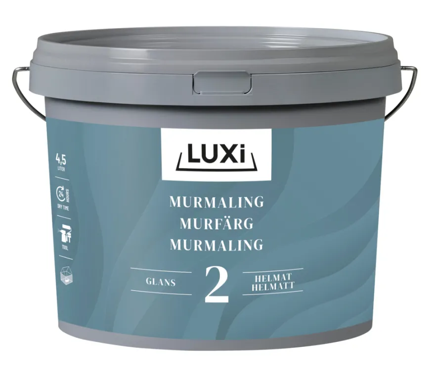 Murmaling klassisk grå 4,5 liter - Luxi