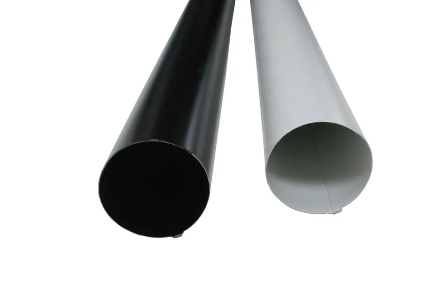 Nedløpsrør 90 x 4000 mm svart