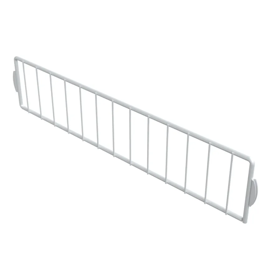 Oppdeler trådkurv 411 x 88 mm hvit - Integri