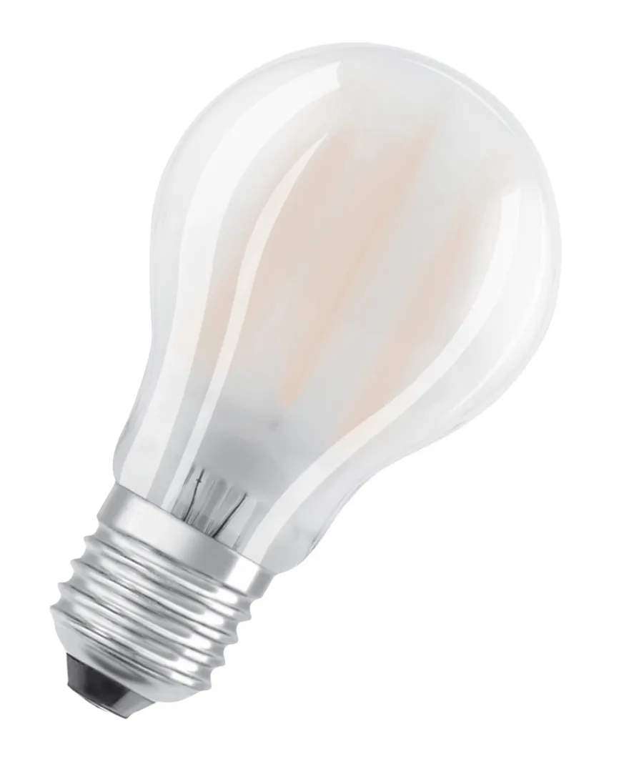 Osram LED Base matt standardpære E27 7 W 3-pk