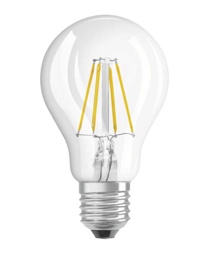 Osram LED Base standardpære E27 4 W 2-pk