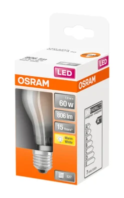 Osram LED Star Classic matt standardpære E27 6,5 W