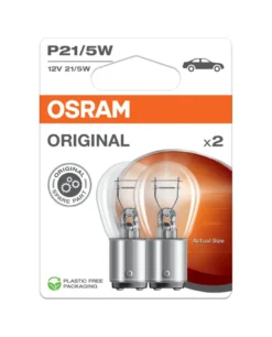 Osram lyspære til bil P21/5W - 2 stk.
