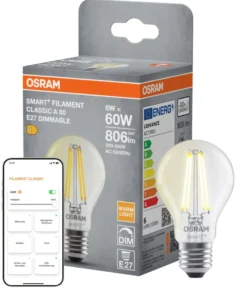 Osram SMART+ standard filamentpære hvit E27 6 W
