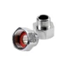 Overgangssett 1/2" x 3/8" krom