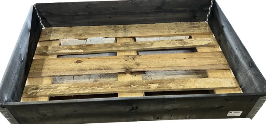 Pallekarm svart 120 x 80 cm