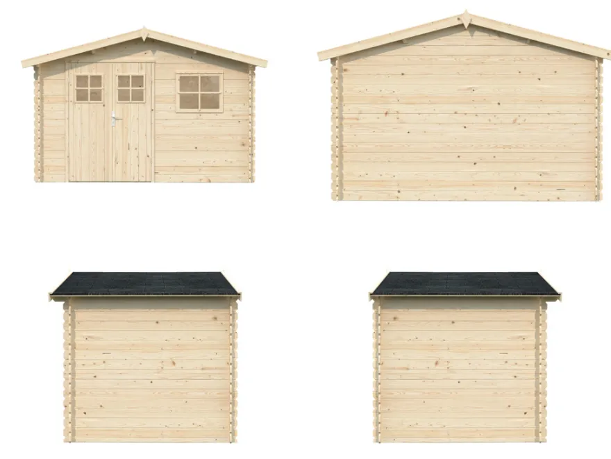 Palmako redskapsbod Lotta 5,6 m² 320 x 205 cm